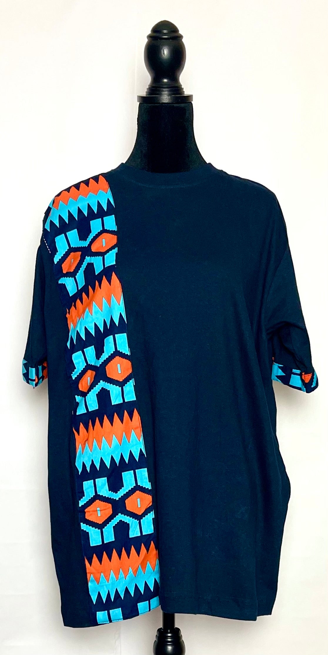 African Print Stripe T-Shirts (All)