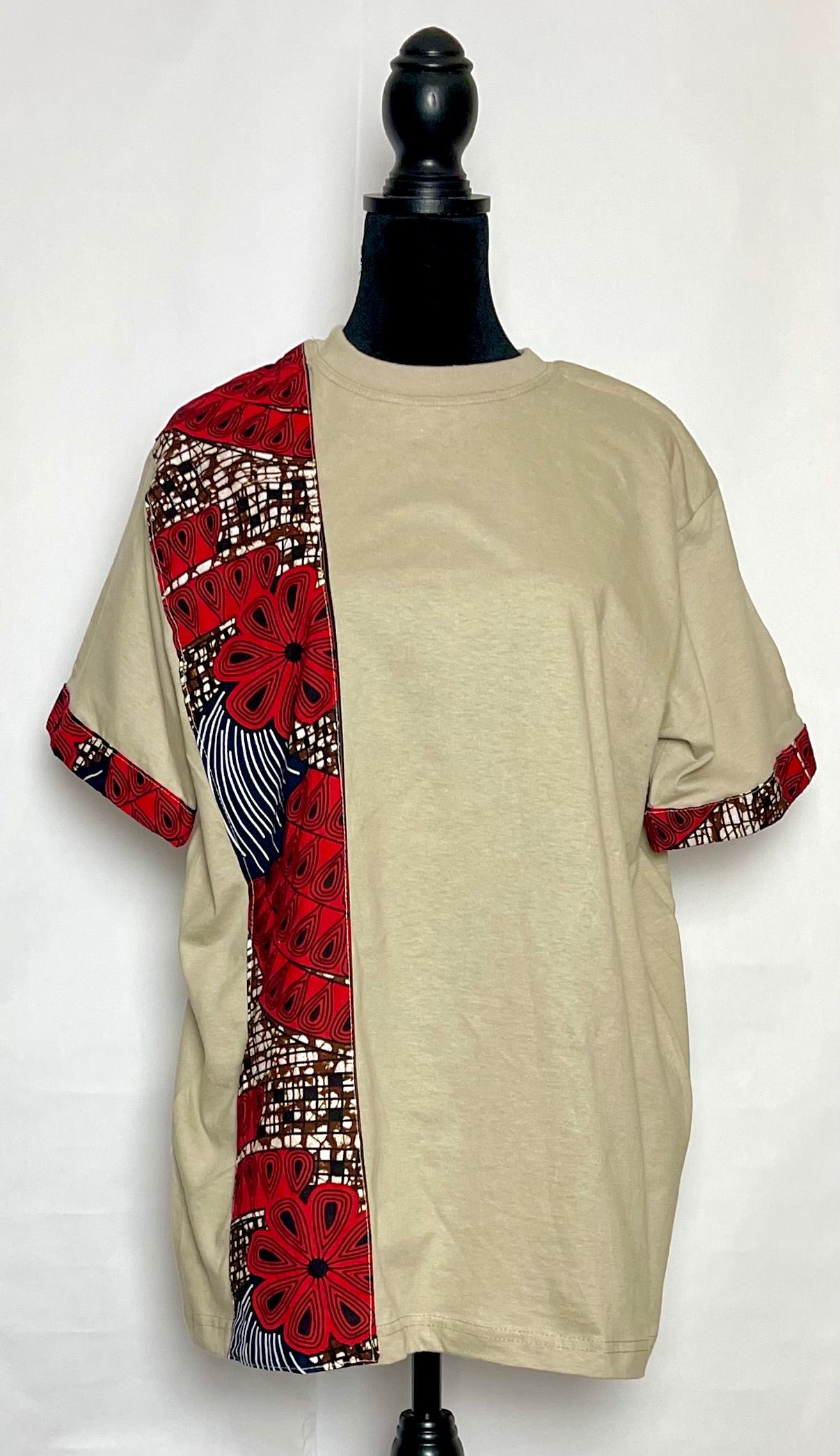 African Print Stripe T-Shirts (All)