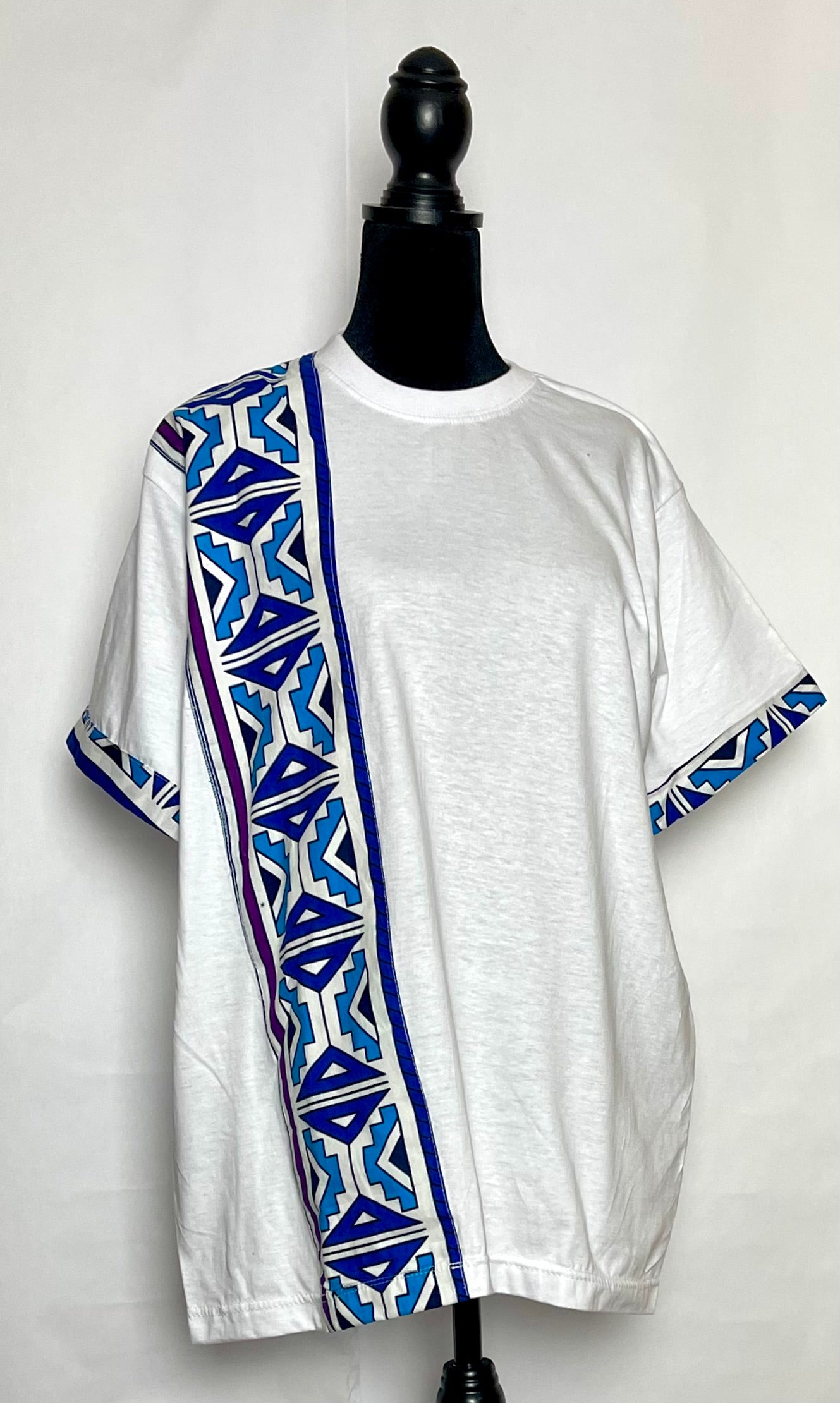 African Print Stripe T-Shirts (All)