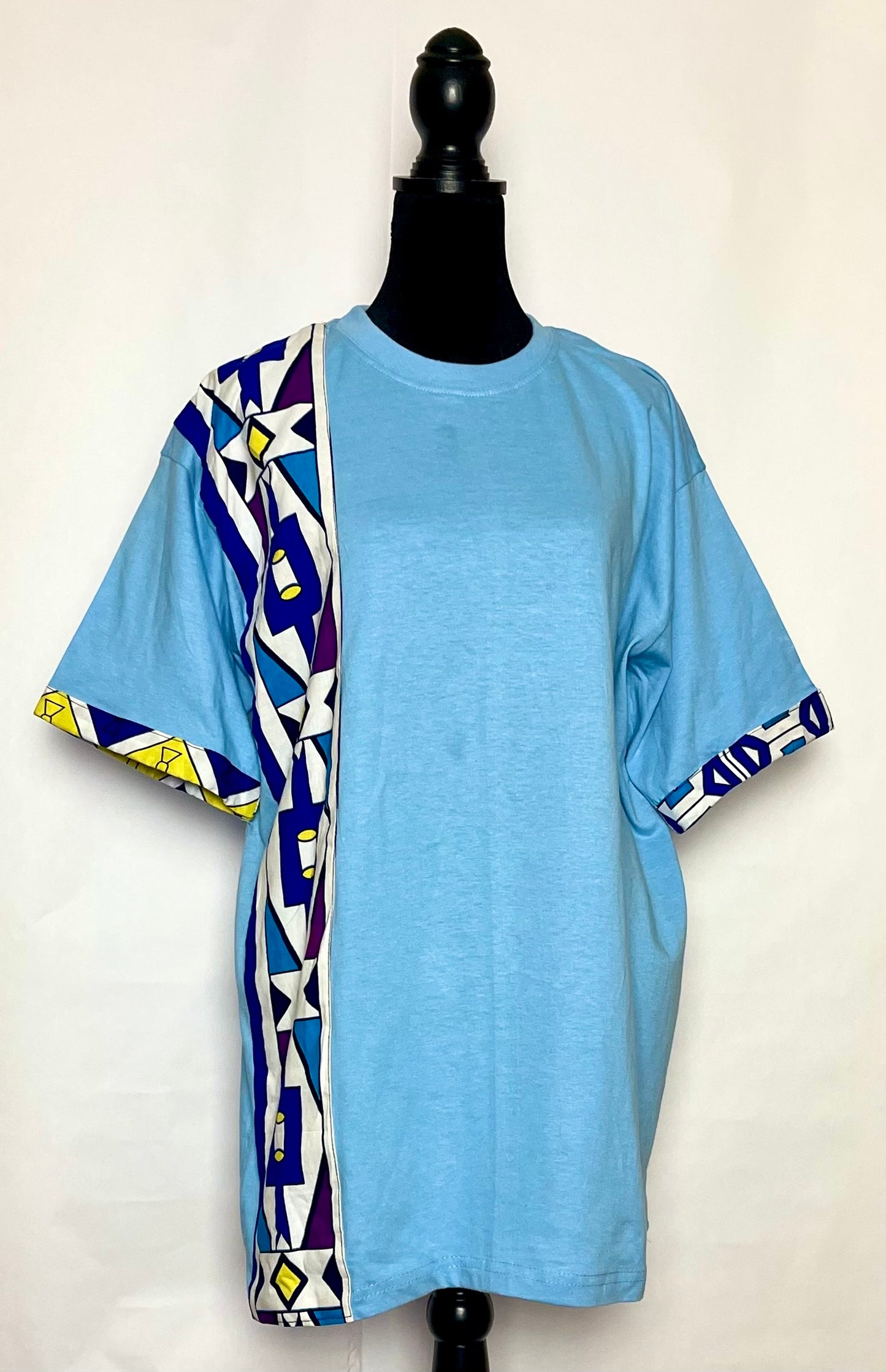 African Print Stripe T-Shirts (All)