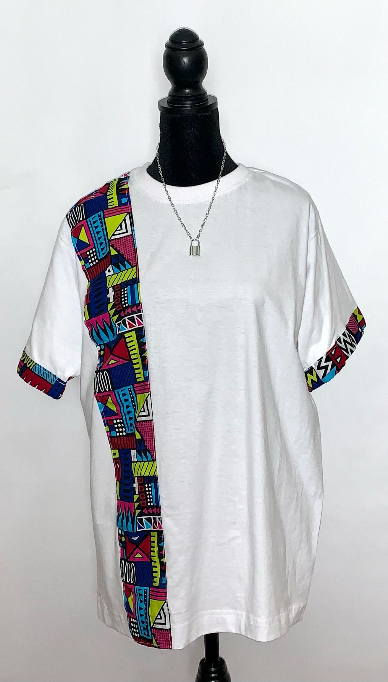 African Print Stripe T-Shirts (All)