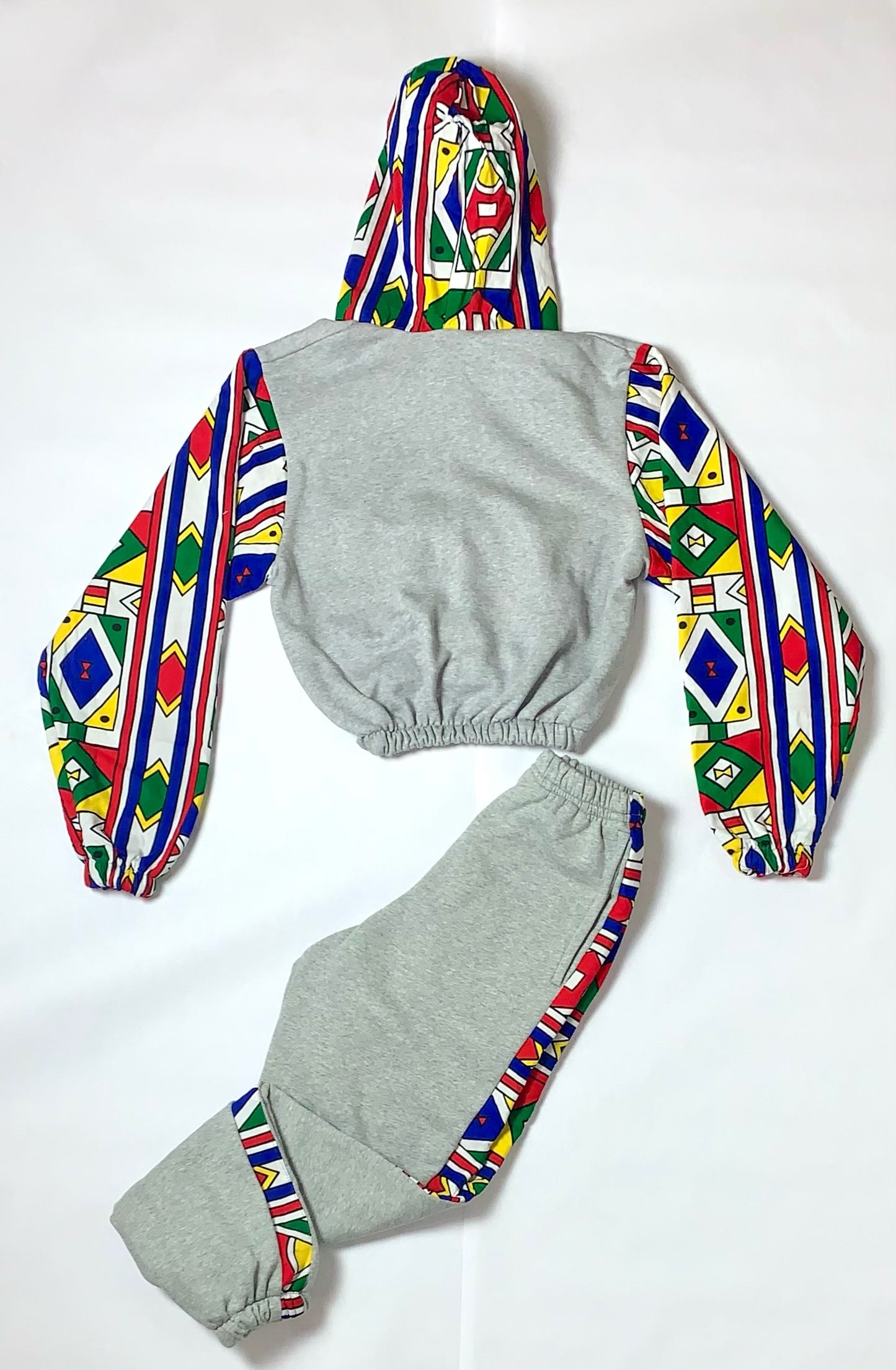 Printed Sweat Suit Set