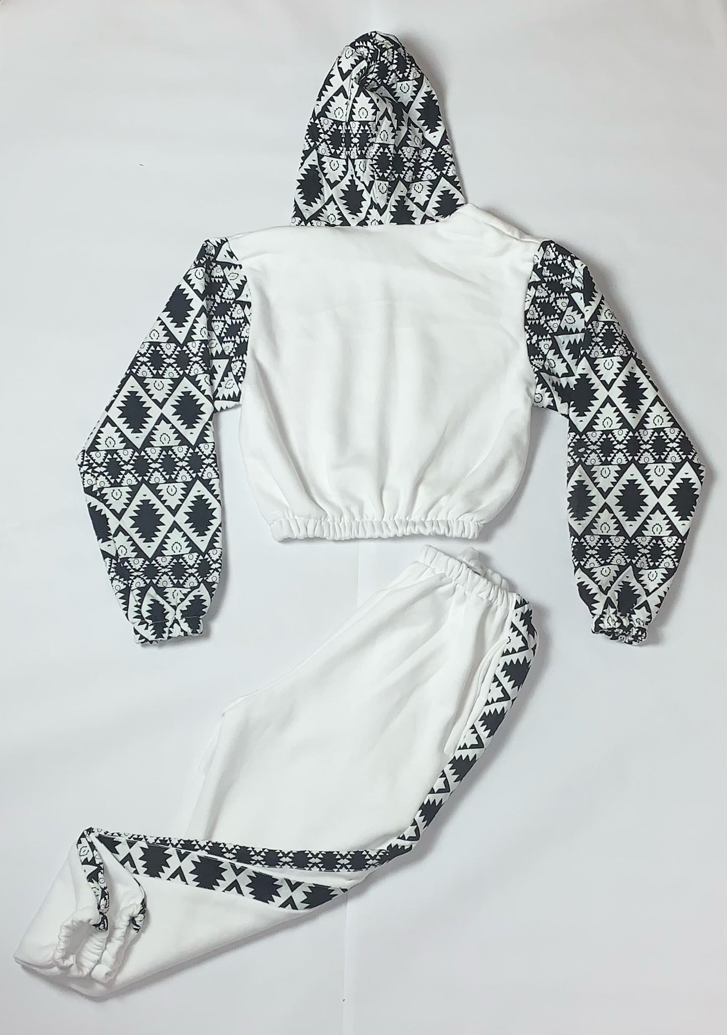 Printed Sweat Suit Set